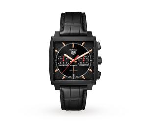Monaco Dark Lord 39mm Mens Watch