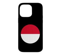 Monaco Flag Circle Case for iPhone 14 Pro Max