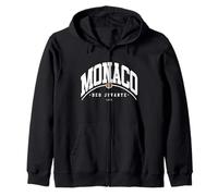 Monaco France Monaco Monte Carlo French Riviera Cote Zip Hoodie