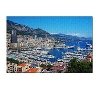 Monaco French Riviera Jigsaw Puzzle 1000 Piece Game Artwork Travel Souvenir Wooden