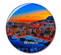 Monaco Fridge Magnet Decorative Magnet Tourist City Travel Souvenir Collection Gift Strong Refrigerator Sticker
