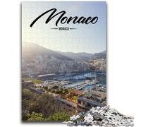 Monaco Jigsaw Puzzles 1000 Pieces for Adults Teens, Stress Reliever Staycation Kill Time Enhance Love between Couples 1000pcs(50x75cm)