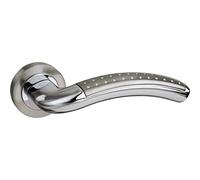 Monaco Mediterranean Door Handle Lever On Rose