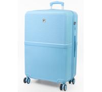 Monaco Premium Hold Luggage Hardshell TSA Suitcase 8 Spinner Wheels Pierre Cardin Blue Medium