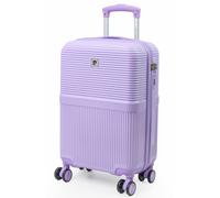 Monaco Premium Small 22" Cabin Case Hard Shell 8 Wheels TSA Luggage Pierre Cardin Purple Small