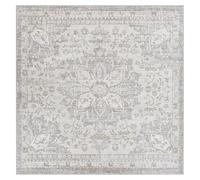 Monaco Rug - Vintage Traditional Oriental Boho - MOC2328 - Grey - Square - 200cm x 200cm