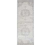 Monaco Runner - Vintage Traditional Oriental Boho - MOC2328 - Grey - 80cm x 220cm