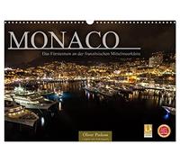 Monaco - The Principality on the French Mediterranean Coast UK-Version (Wall Calendar 2026 DIN A3 Landscape), CALVENDO 12 Month Wall Calendar