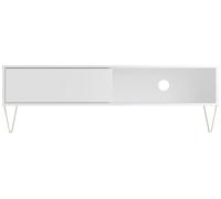Monaco TV Unit - Sliding Door - White