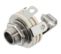 Monacor 341190 Monacor T-210 6.3 mm socket Black Plastic 10 pcs