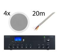 Monacor 4x EDL-28 PA-806DAP Bundle