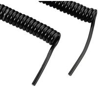 Monacor CCX-5 M Microphone Spiral Cable, Ø 5 mm 2 Core-500cm Long