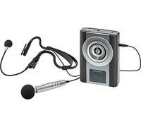 MONACOR WAP-8 1000075 Mobile Voice Amplifier Black/Silver