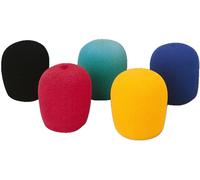 Monacor WS-5 Microphone Windshield Set Foam 5 Colors 35 x 70 mm