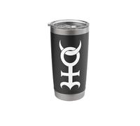 Monad Symbol Hieroglyphic Occult Magic Sigil Stainless Steel Insulated Tumbler