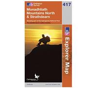 Monadhliath Mountains North and Strathdearn: Sheet 417 (OS Explorer Map)