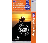 Monadhliath Mountains North and Strathdearn: Sheet 417 (OS Explorer Map Active)