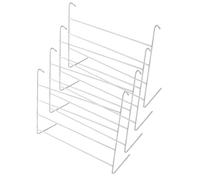 Monal 4-Bar Radiator Airer - White Clothes Drying Rack for Indoor Use - Foldable and Rustproof Design - 1, 2, 3 or 4 Piece Pack (4 Bar Radiator Airer White - 4 Piece)