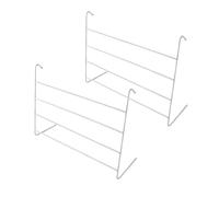 Monal 4-Bar Radiator Airer - White Clothes Drying Rack for Indoor Use - Foldable and Rustproof Design - 1, 2, 3 or 4 Piece Pack (4 Bar Radiator Airer White - 2 Piece)