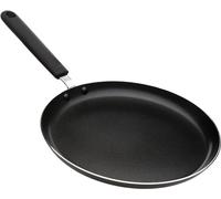 Monal Aluminum Non Stick Crepe Pan | Anti Slip Soft Handles Suitable for All Induction Hob Stoves | Multi Purpose Kitchen & Restaurant Chef's Roti Tawa Dosa Pancake Pans (Chef's Choice, 25cm P675)