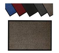Monal Barrier Door Mat - Heavy Duty Dirt Trapper Mat for Indoor & Outdoor Use - Non-Slip, Waterproof Entrance Mat with Rubber Backing (Brown, 80 x 140 cm)