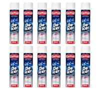 Monal Carplan Bluestar Super De-Icer Aerosol 600ml - Fast-Acting Windscreen Ice Remover, Streak-Free, Works Down to -15°C | Available in 1, 2, 3, 5, 6, 8, 10 & 12 Pieces (12 Pieces)