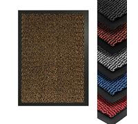 Monal Heavy Duty Indoor & Outdoor Rubber Non-Slip Floor & Kitchen Barrier Mat Easy Clean Absorbent Soft Feel Entrance Rug Shoes Scraper Floor Mat (120 x 180 cm (4' x 6'), Gold)