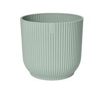 Monal Vibes Round Fold Decor Recycled Material Indoor Garden Balcony Window Container Holder Plant Flower Organizer Pot, Sorbet Green (14cm)