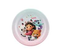 MonaParty Gabby's Dollhouse Party Set 32 Piece Tableware Set for Children's Birthday or Theme Party Table Decoration