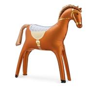 PartyDeco Foil Balloon MonaParty Standing Horse Air Fill
