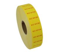 Monarch 1131 Best Before Price Gun Labels 20,000 Labels / 8 Reels