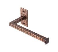 Monarch Abode 21633 Modern Hammered Metal Toilet Paper Holder and Dispenser for Bathroom Hardware and Storage, Holds, Dispenses, Mounting Hardware Included, Antique Copper