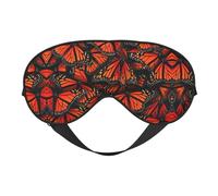 Monarch Butterflies. Breathable Adjustable Eye Mask Effective Shading Blindfold for Sleeping with Elastic Strap