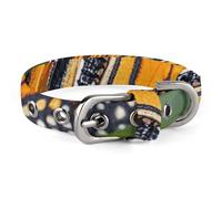 Monarch Butterflies Dog Collar Adjustable Soft and Comfortable Puppy Collars with Metal Buckle Pet Collar for Small Medium Pet