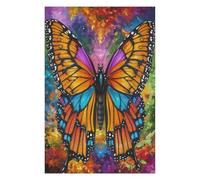 Monarch Butterflies Fantasy Jigsaw Puzzle,1000 Pieces,29.5x19.7 Inch,Sturdy Pieces Family Activity Gift Idea