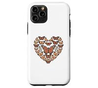 Monarch Butterflies Heart Lepidopterist Entomologists Case for iPhone 11 Pro