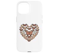 Monarch Butterflies Heart Lepidopterist Entomologists Case for iPhone 15