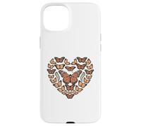 Monarch Butterflies Heart Lepidopterist Entomologists Case for iPhone 15 Plus
