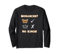 Monarch Butterflies, Not Kings/No Kings Day Oct 18 Long Sleeve T-Shirt
