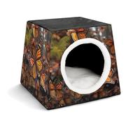 Monarch Butterflies Pet Hut Comfortable Nest for Pets Space Capsule Warm Soft Indoor Pet Shelter Space Pet House for Indoor Cats Small Dogs and Medium Animal