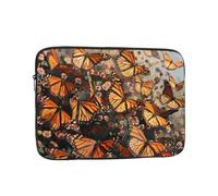 Monarch butterflies Print Laptop Sleeve, Compact Portable Protection for 13 inch Devices, Pad Tablet, Work, Travel & Office Use