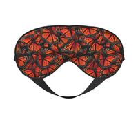 Monarch Butterflies. Print Soft Eye Mask Lightweight Sleep Aid Breathable Blackout Travel Nap Yoga Meditation