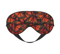 Monarch Butterflies. Printing Versatile Sleep Eye Cover Soft Eye Mask Reversible for Meditation & Travel Eye Mask Unisex