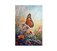 Monarch Butterfly Canvas Poster Wall Art Decor Print Picture Paintings for Living Room Bedroom Decoration 20x30inch(50x75cm)