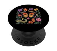 Monarch Butterfly Caterpillar Flowers Metamorphosis PopSockets Adhesive PopGrip