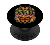 Monarch Butterfly Caterpillar Flowers Metamorphosis PopSockets Adhesive PopGrip