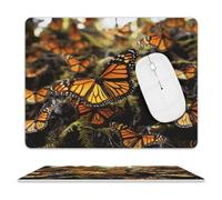 Monarch Butterfly Cluster Mouse Pad Mouse Mat 10 X 8 Inch
