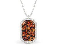 Monarch Butterfly Funny Pendant Necklace for Women Personalized Fashion Jewelry Diamond Necklaces for Wedding Birthday Gold Silver