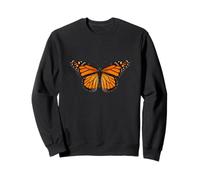 Monarch Butterfly Lepidoptera-Inspired Art Sweatshirt