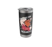 Monarch Butterfly Milkweed Design for Butterfly Lover Stainless Steel Insulated Tumbler